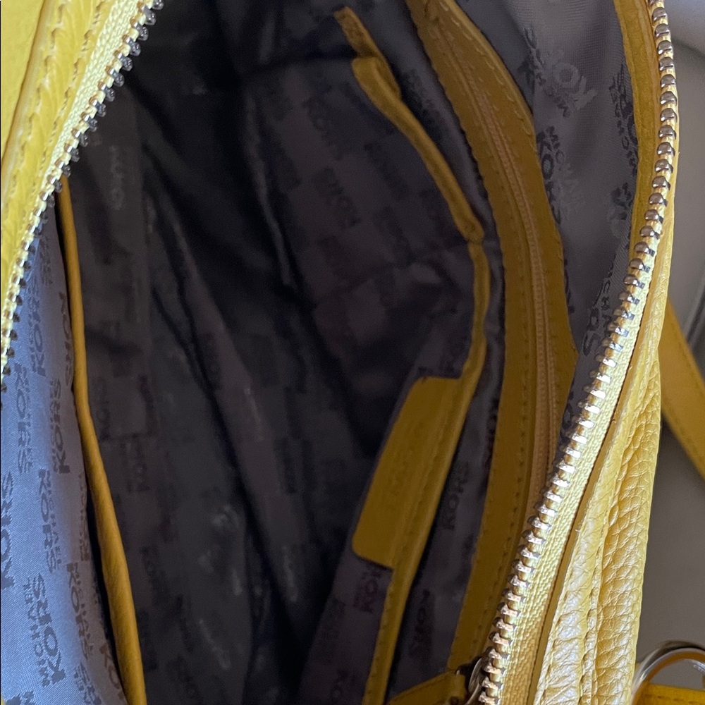 Michael Kors Vibrant Yellow Handbag - Picture 9 of 16